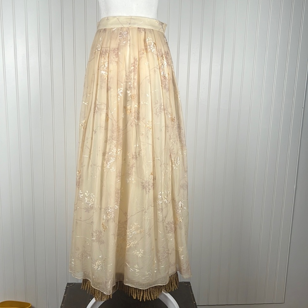 Rare vintage Madison Gray silk blend skirt